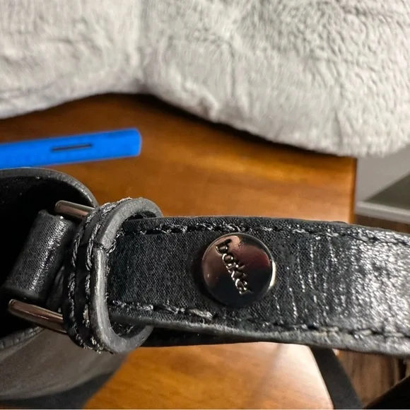 New Botkier Black Leather studded hobo tote with Botkier pouch - Picture 11 of 16